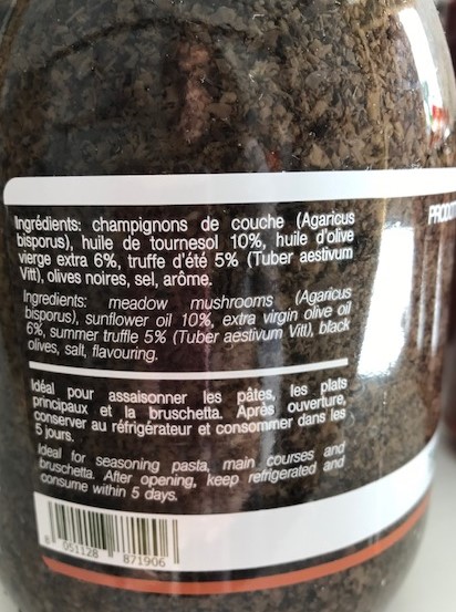 Tartufata Paste 1 Kg Jar Unit